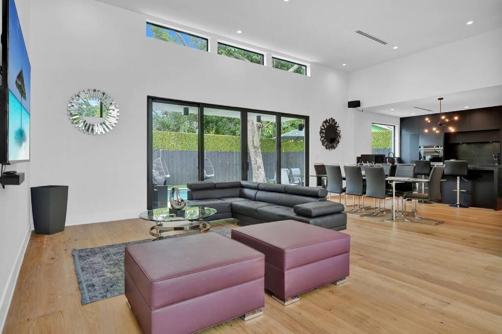 Design House -Heated Pool -Big Yard -Gated Parking Βίλα Μαϊάμι Εξωτερικό φωτογραφία